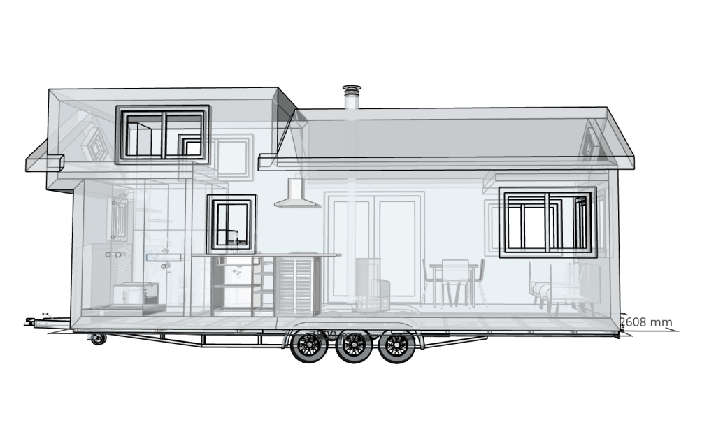 PLANOS TINY HOUSE GRATIS De 6 8 X 2 6 Mts Para 4 Personas 2022